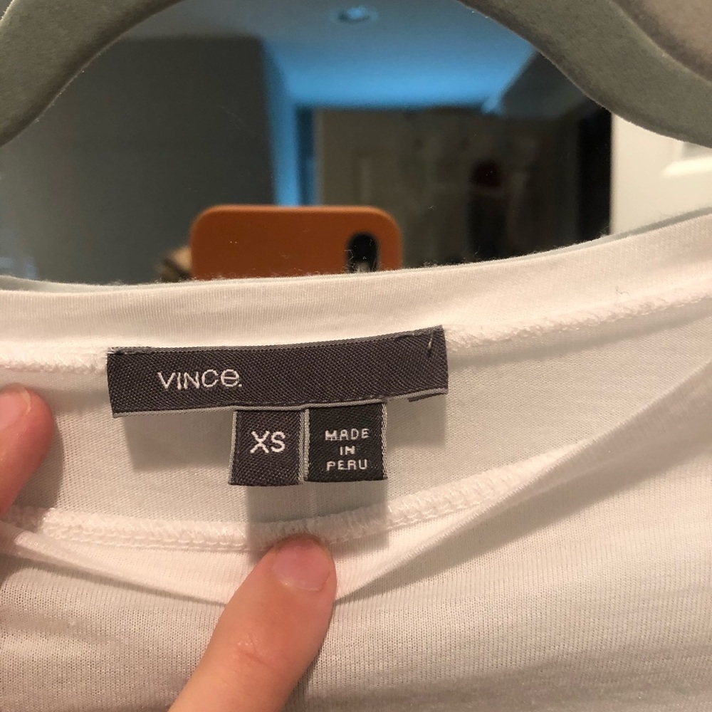 Vince Colorblock Long Sleeve Tee - Picture 4 of 5